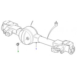  FTC4417 | Scatola assale ant. INTERRASSE 90", LHD, Disco compatto assale anteriore, Freni a disco anteriori, Senza disc. fr. v. ant. e post. Codici degli Assali 61S